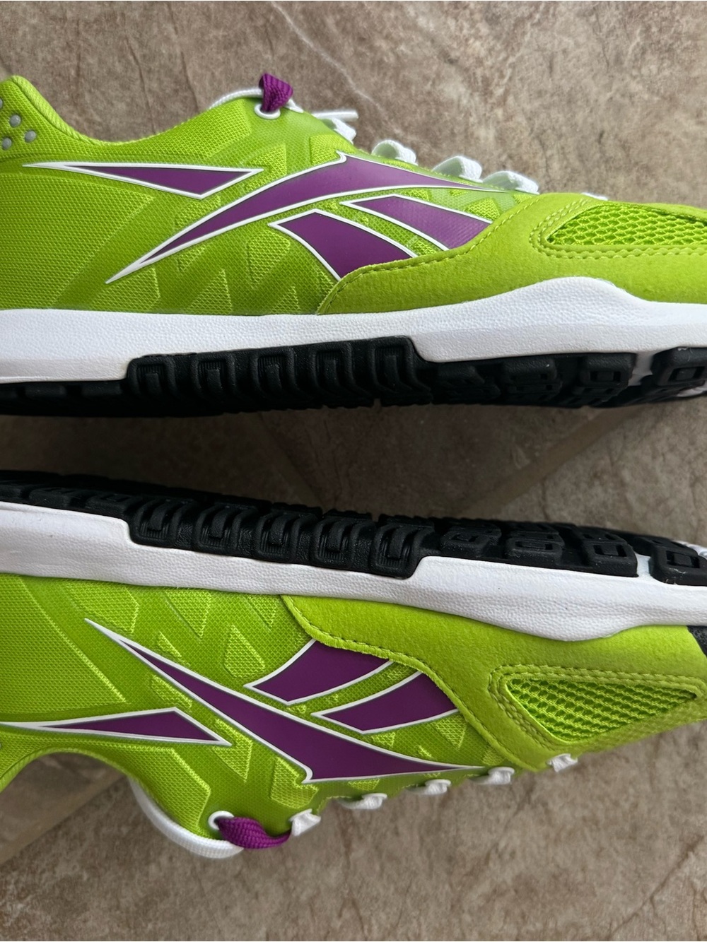 Reebok RARE Nano 2.0 Women's Neon Green and Purple size 8 NWT